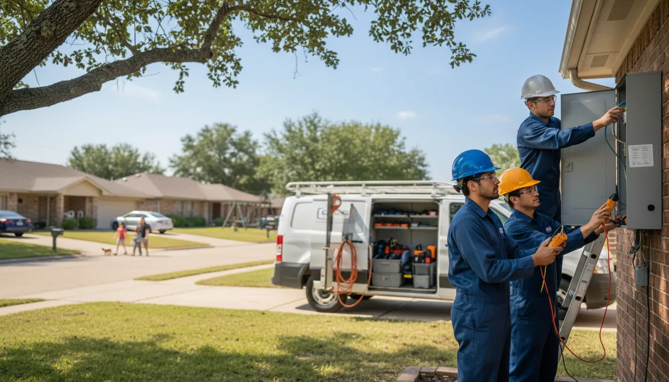 Certified electrician providing emergency electrical services in Stone Lake, WI